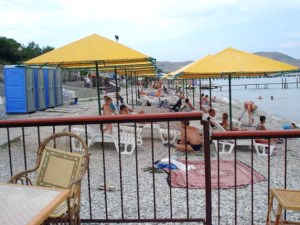 Strand und Meer von Koktebel unweit vom Ferienhaus Strand und Meer von Koktebel unweit vom Ferienhaus
