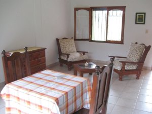 Wohnbereich im G�stehaus der Pferderanch