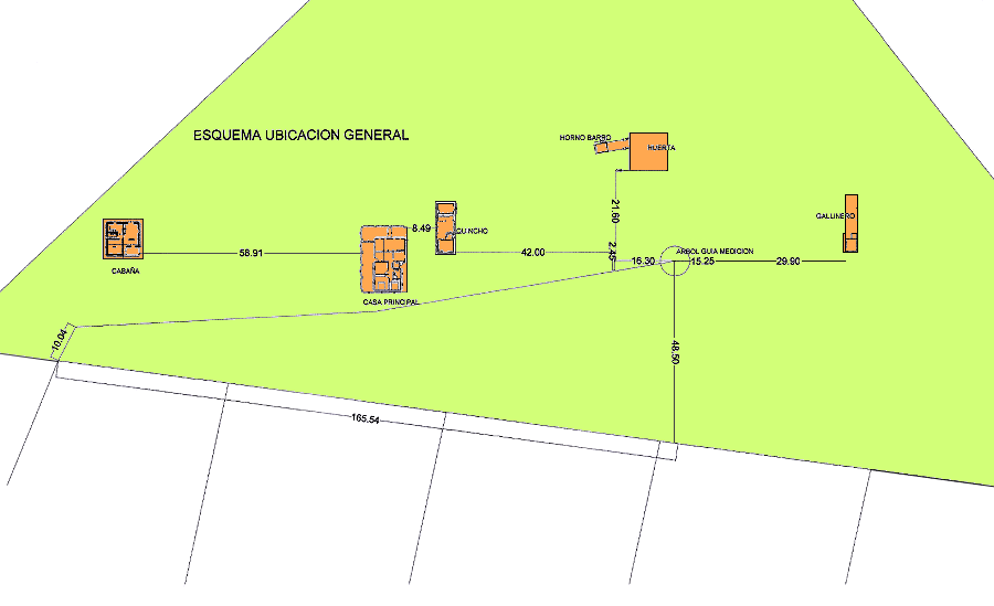 Grundst�ck der Pferderanch mit Einfamilienhaus und G�stehaus bei Salta Argentinien