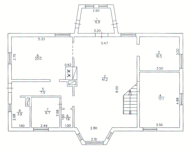 Erdgeschoss vom Ferienhaus