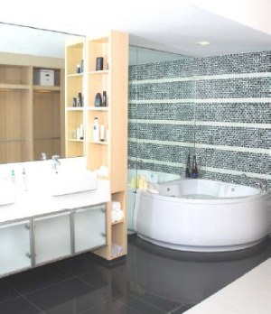 Badezimmer einer Eigentumswohnung