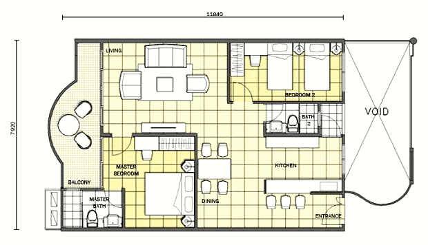 Ferienwohnung mit 3 Zimmern