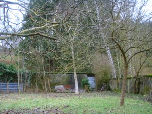 Garten Grundst�ck vom Wohnhaus