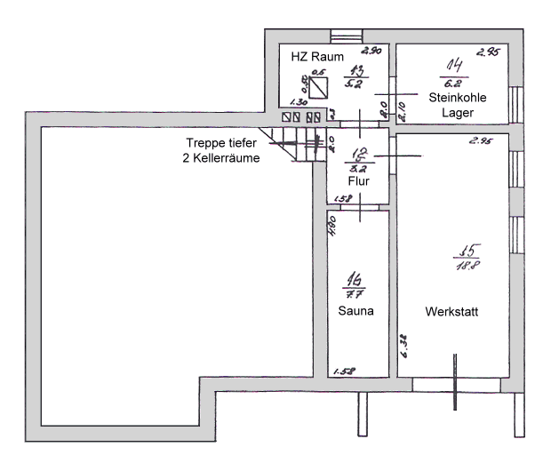 Ferienhaus Souterrain, Keller