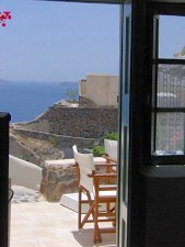 Terrasse mit Meerblick vom Hotelzimmer Terrasse mit Meerblick vom Hotelzimmer