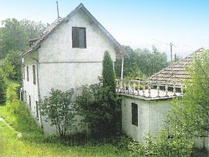 Seitenansicht vom Wohnhaus