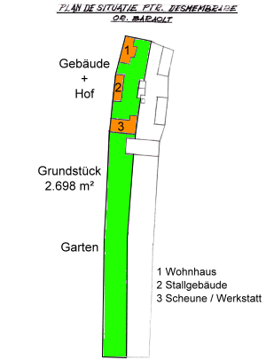 Grundstck vom Gehft in Baraolt