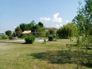 Volleyballplatz der Pension