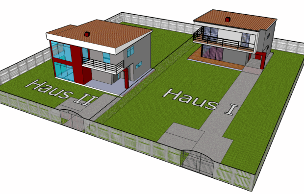 Grundst�cke der H�user in Urubamba