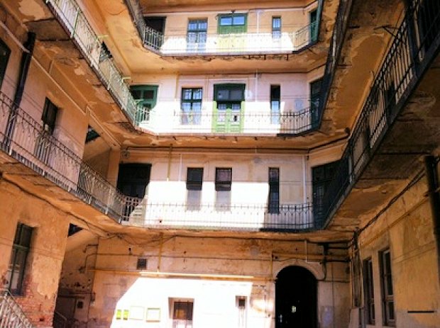 Innenhof vom Wohnhaus Geschftshaus in Timisoara Rumnien