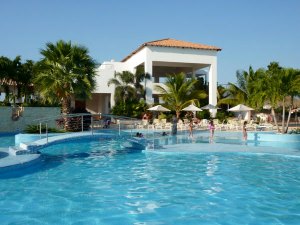 Restaurant der Cartagena Wohnanlage in Kolumbien