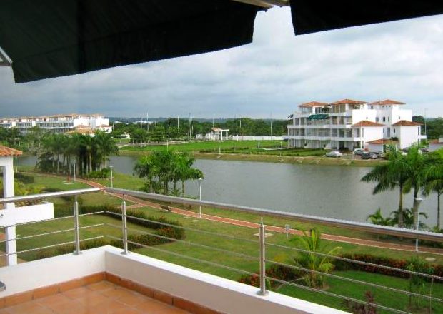 Ausblick vom Balkon der Eigentumswohnung