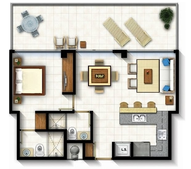 Ferienwohnung im 2. Obergeschoss mit gro�em Balkon