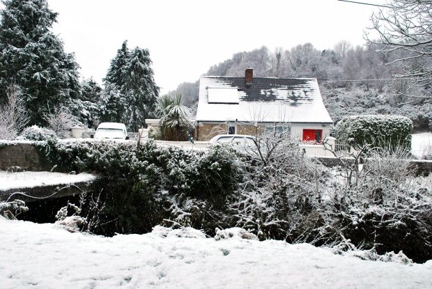 Ferienhaus im irischen Winter