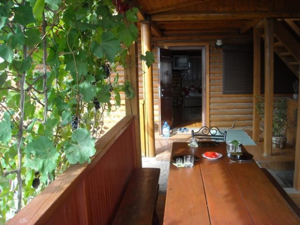 Terrasse vom Ferienhaus