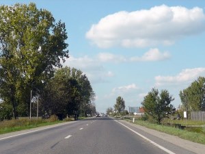 Strae in Satu Mare am Grundstck