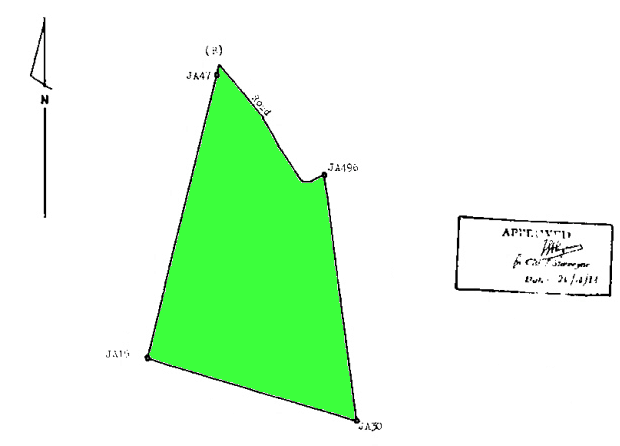 Baugrundst�ck der Insel Mahe Seychellen