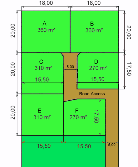 Baugrundst�cke Jehembang Bali