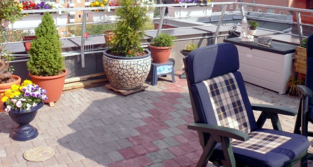 Terrasse vom Apartment