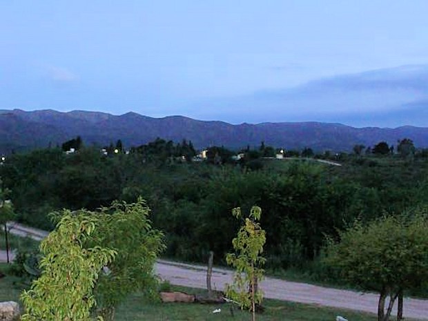 Ferienhaus Ausblick am Abend
