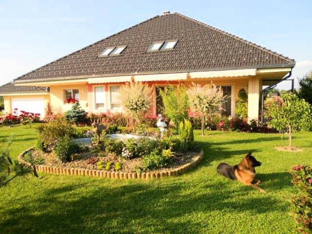 Garten der Villa in Radenci Slowenien Garten der Villa in Radenci Slowenien