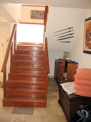 Treppengang der Villa