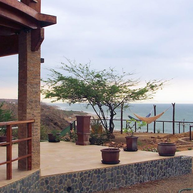 Terrasse vom Ferienhaus Wohnhaus