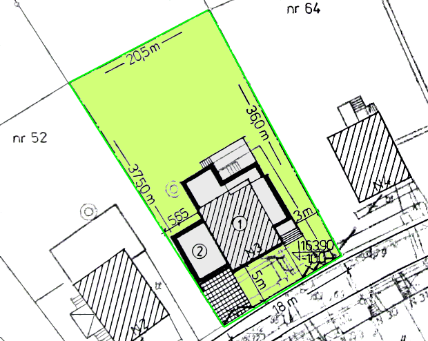 Grundstck vom Ausbauhaus Einfamilienhaus