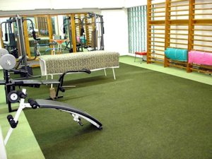 Fitnessrume der Hotelanlage