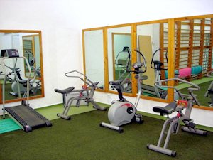 Fitnessraum der Ferienanlage