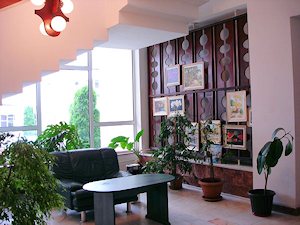 Empfangsraum der Hotelanlage