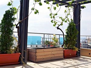 Terrasse einer Wohnung