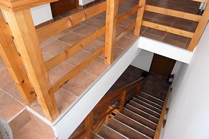 Treppenhaus im Ferienhaus Treppenhaus im Ferienhaus
