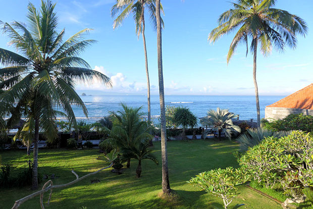 Grundst�ck vom Resort am Meer auf Bali