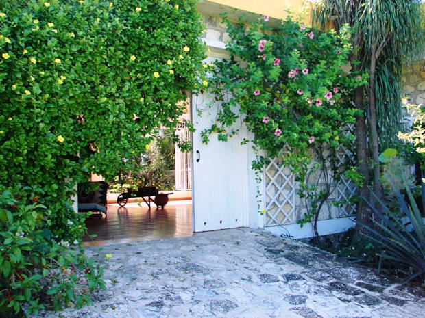 Eingang zum Ferienhaus