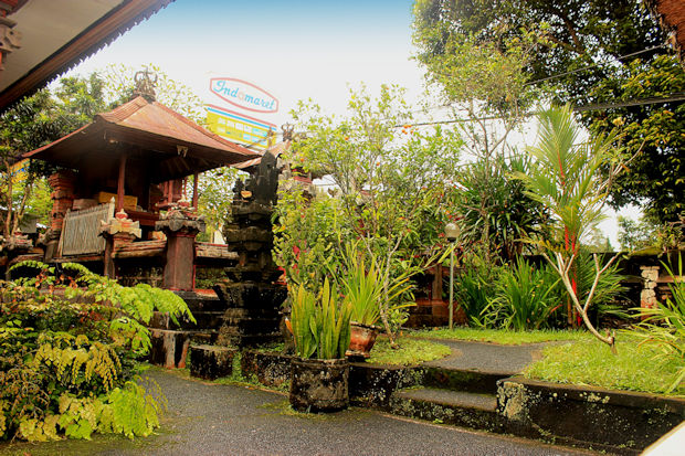 Tempelanlage vom Ferienhaus