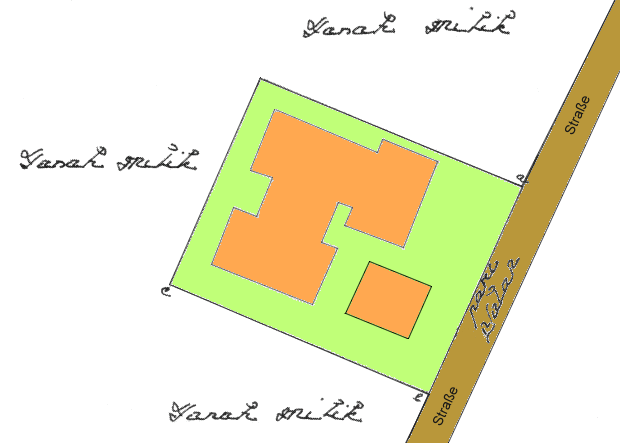 Grundst�ck vom Ferienhaus