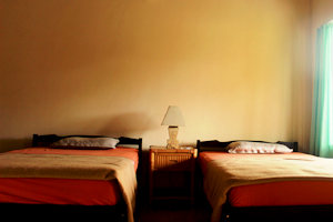 Schlafzimmer im Resort