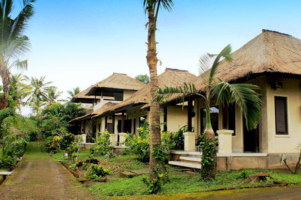 Resort am Meer auf Bali