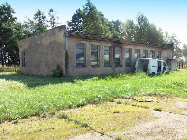 Lagerhalle Werkstatt auf dem Gewerbegrundstck