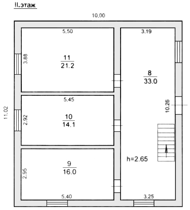 Obergeschoss vom Wohnhaus auf der Krim Obergeschoss vom Wohnhaus auf der Krim