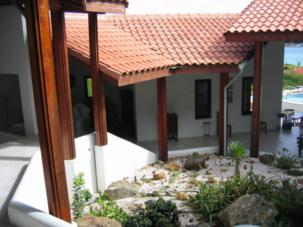 Patio der Villa