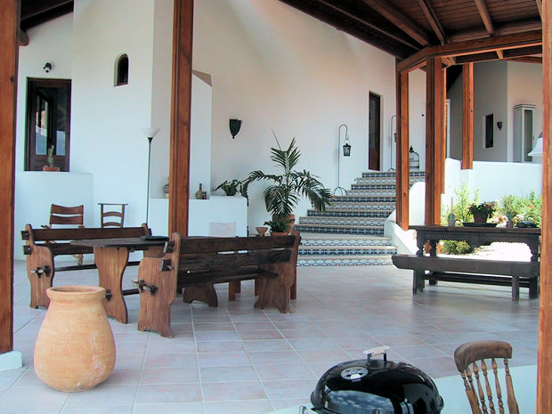 Essbereich der Villa