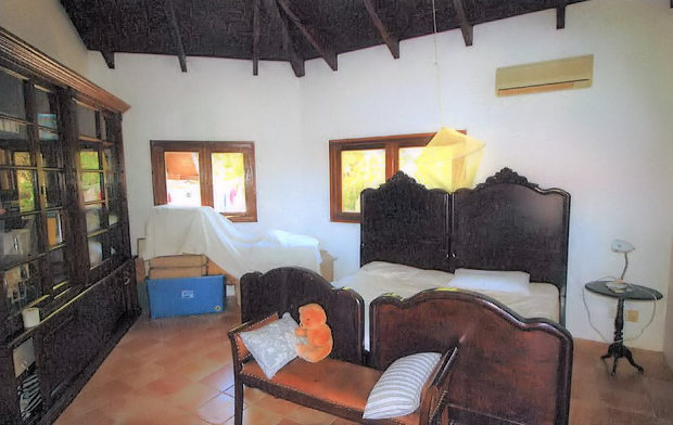 Schlafzimmer der Villa
