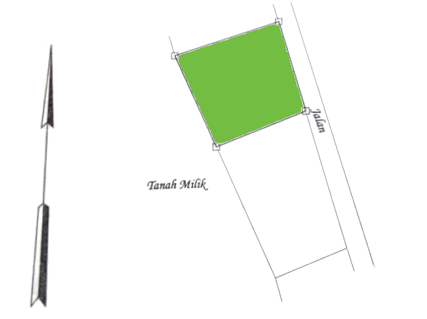 Grundst�ck vom Wohnhaus auf Bali