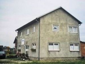 Seitenansicht vom Haus in Bijeljina