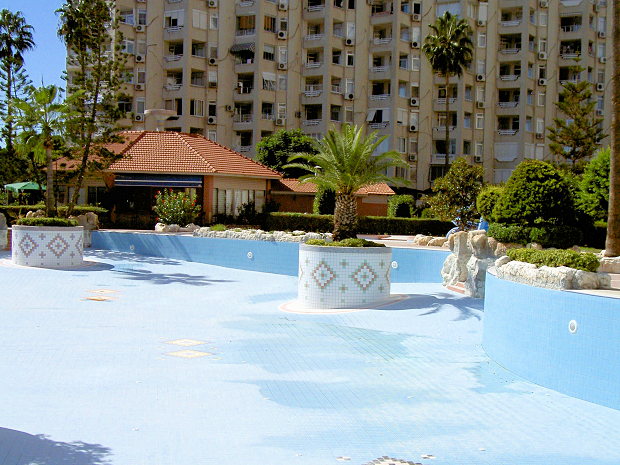 Pool vom Apartment in Mersin Trkei