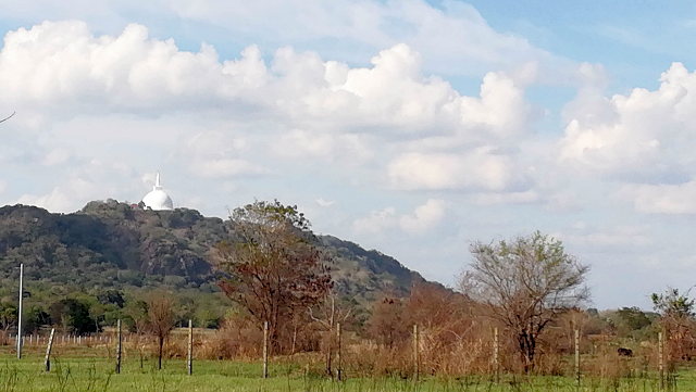 Baugrundstck mit Blick zum Mihintale Kloster