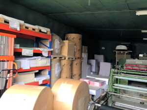 Lagerraum der Werkstatt in Chisinau Moldawien