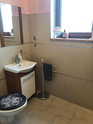 Bad vom Wohnhaus in Osno Lubuskie Slubicki